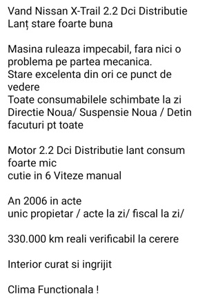 Nissan X-trail T30 2006 Timișoara - 2x4 - imagine 6 Nissan X-trail T30 2006 Timișoara - 2x4 - imagine 6