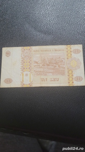 Bacnota de 1 leu - imagine 2