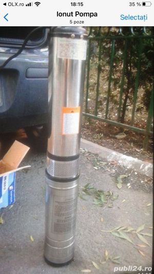 Pompa submersibila inox cu 10 turbine, urgent