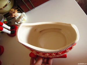 cadou rar Sanie Craciun recipient festiv Sabrina Collection 2011 Italy - imagine 6