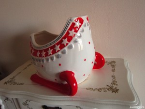 cadou rar Sanie Craciun recipient festiv Sabrina Collection 2011 Italy - imagine 4