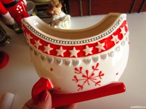 cadou rar Sanie Craciun recipient festiv Sabrina Collection 2011 Italy - imagine 2