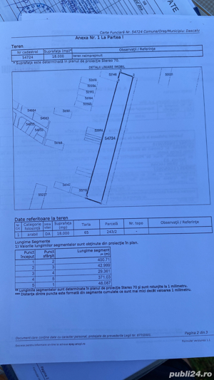 Teren intravilan Dascalu  18000m2  - imagine 9