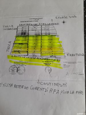   Propritar vind teren  10 ha la  malu marii pe faleza FARULUI TUZLA   18 euro mp    - imagine 7