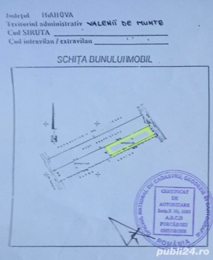 Vand teren 4903 mp, stradal, central, in orasul Valenii de Munte, jud. Prahova cu toate utilitatile - imagine 8
