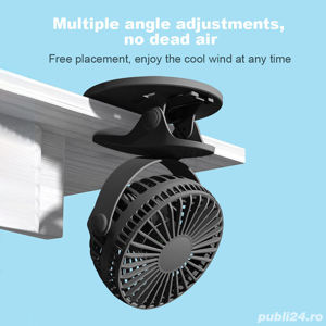 Ventilator birou mini ventilator cu cleste 3x viteze