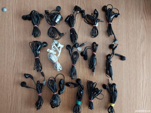 Casti Hands Free stereo pe fir, noi, cu microfon, Hi-Fi, Samsung, nokia etc