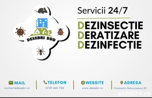 Dezinfecti,Dezinsecti,deratizare.