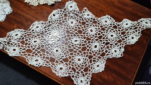 Mileu   Milieu - lucrat manual, din macrame, perioada comunista - imagine 7