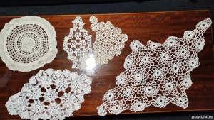 Mileu   Milieu - lucrat manual, din macrame, perioada comunista - imagine 8