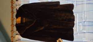 Eleganță pură! Haină blană naturală nouă, mărimea 40