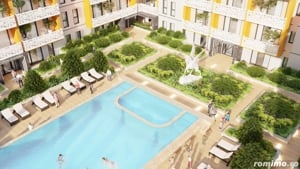 Ansamblu Rezidential - Apartament 2 camere - Curte interioara - Piscina - Lift - Terasa  - imagine 7