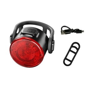 Lampa   Lumina avertizare pentru bicicleta trotineta, LED, Rosu, Reincarcabil