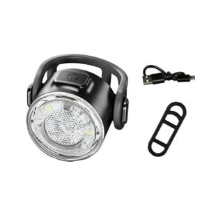 Lampa   Lumina avertizare pentru bicicleta trotineta, LED, Alb, Reincarcabil