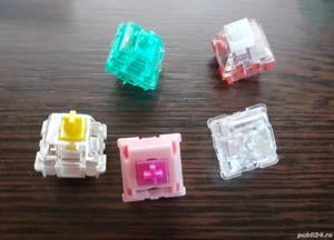 Switch tastatura 10 x Boba Gum, Gateron Tealio, tip Cherry MX
