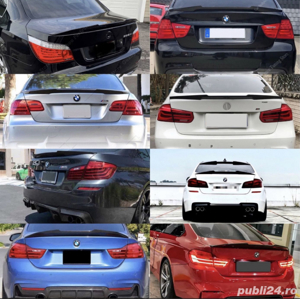 Eleron Prelungire Spoiler Lip Portbagaj M4 Style BMW e90 e92 f10 f30 f32 - imagine 4