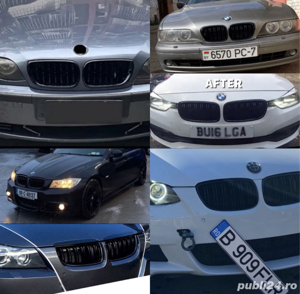 Grile Nari duble M sport negru lucios BMW mai multe modele - imagine 4