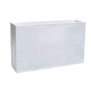 Jardiniera mare dreptunghiulara alba 78,5x29,5x60 cm GRAPHIT