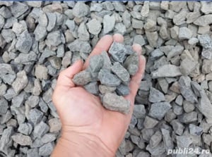 Piatra concasata gri - amenajare parcari   curte