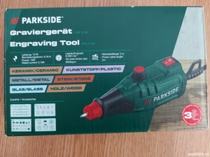 Aparat pentru gravura pe sticla, fier, lemn piatra etc Parkside 13 W 6.000 rpm - imagine 8