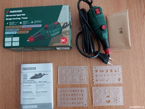 Aparat pentru gravura pe sticla, fier, lemn piatra etc Parkside 13 W 6.000 rpm - imagine 4