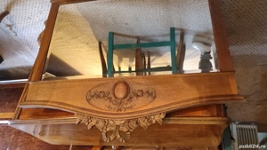 Oglinda Renastere clasica antica vintage  - imagine 2