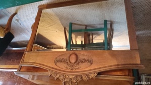 Oglinda Renastere clasica antica vintage  - imagine 8