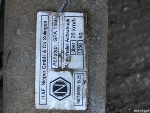 Axa remorca 1350kg - imagine 3