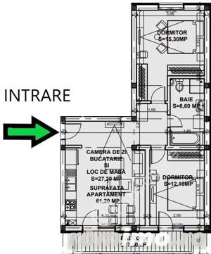 Apartament la cheie cu 3 camere in zona Doamna Stanca din Sibiu - imagine 3