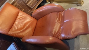 Fotoliu piele extensibil recliner