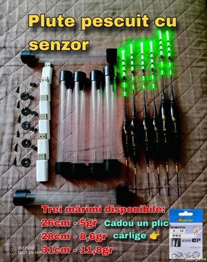 Plute LED pescuit nocturn cu senzor 