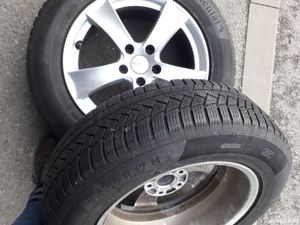 Vand 1 buc Janta Alutec  VW  Tiguan cu sau separat cauciucuri de iarna 215/65/17  , 5x112 ,et 33 - imagine 3