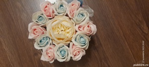 Vand aranjament trandafiri sapun  - imagine 5