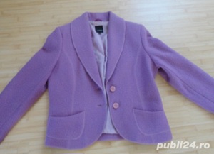 Sacou Fabiani nou, din lana fiarta (boiled wool) marimea 40