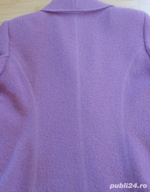 Sacou Fabiani nou, din lana fiarta (boiled wool) marimea 40 - imagine 5