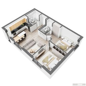 OFERTA!!! Ivory Residence- Apartament 3 camere London Tip 2 - imagine 11