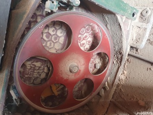 banzic vertical cu volanta de 80. motor trifazic de 4kw.  - imagine 7
