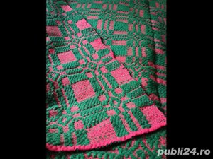 Cuvertura, macat tesatura traditionala romaneasca - imagine 2