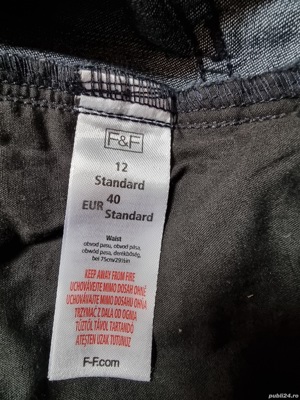 Jeanşi drepti cu stretch marimea 40 - imagine 6