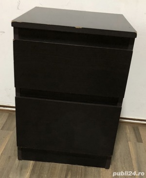 Noptiera cu 2 sertare pentru dormitor; Mic dulap