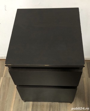 Noptiera cu 2 sertare pentru dormitor; Mic dulap - imagine 5