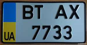 Numere auto straine, placute numere auto straine - imagine 5