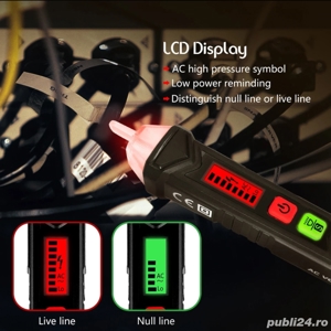 Detector   creion tensiune digital AC fără contact - ANENG AC1010 - imagine 7