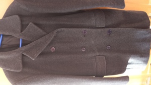 Vand sacou gri pentru femei, din stofa - imagine 4