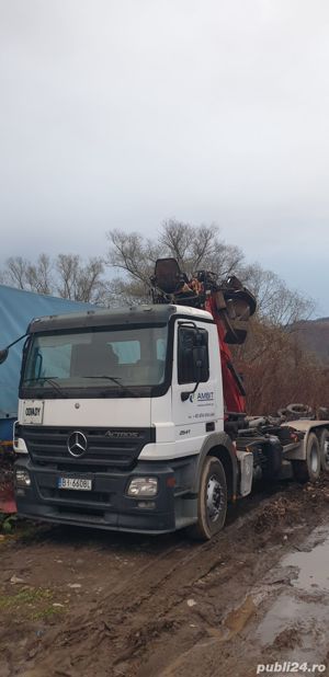 Mercedes 2641, Abrollkipper cu macara Epsilon 110Z  - imagine 6