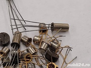 Componente vechi electronice, tranzistoare cu Si pentru uz didactic din kiturile comuniste romanesti - imagine 3