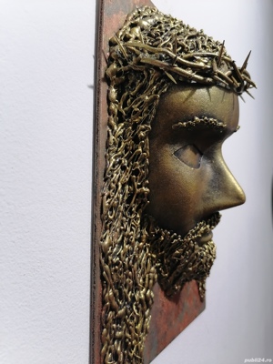 iisus hristos icoană tablou 3d unicat - imagine 2