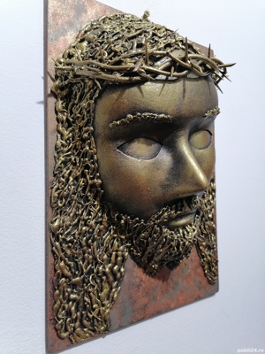 iisus hristos icoană tablou 3d unicat - imagine 4