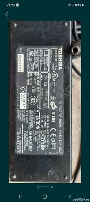 Incarcatoare, Alimentatoare Laptop Lenovo,Toshiba,Dell,Sony,HP - imagine 3