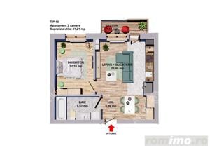 Apartament la cheie cu 2 camere si gradina in Selimbar Octavia Goga - imagine 6